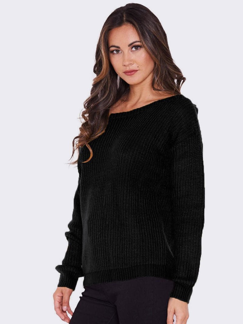 Black fishnet jumper hotsell