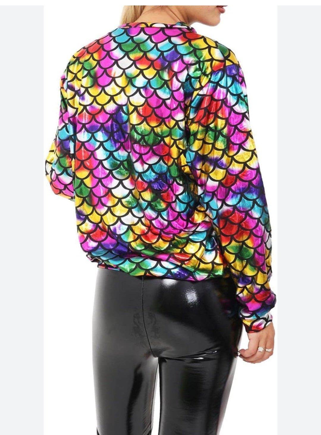 Women Sequin Glitter Bomber Jackets - Remzs Fashion