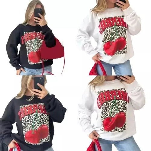 Women Wild Thang Tiger Leopard Sweatshirts Ladies Oversized Sweater Jumper Tops - Remzs Fashion