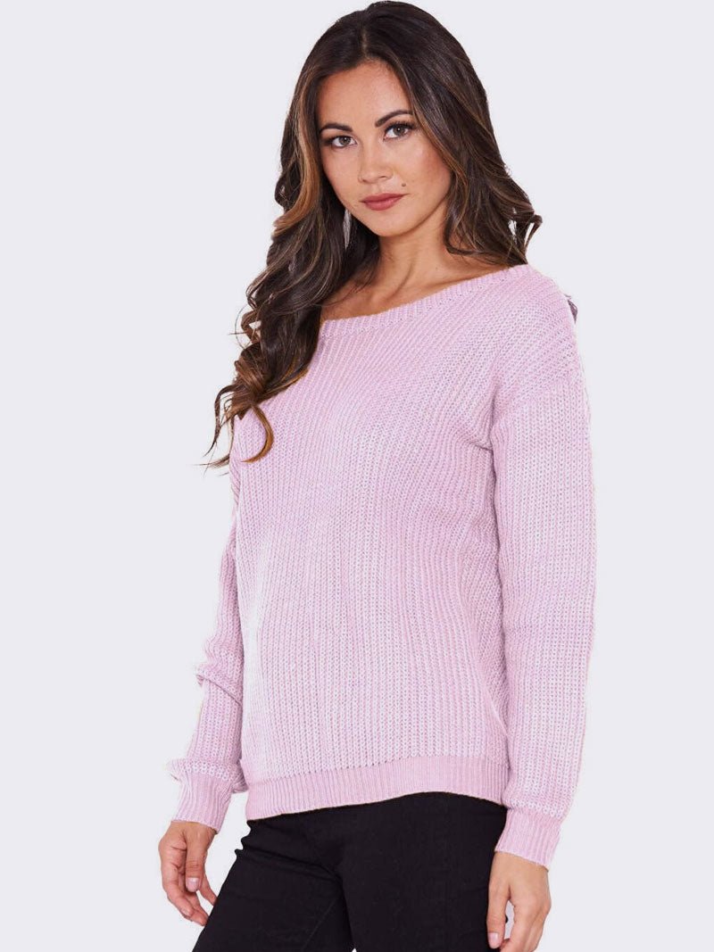 Anniestudio™ Ladies Oversized Baggy Knitted Fishnet Jumper Sweater Top - Remzs Fashion