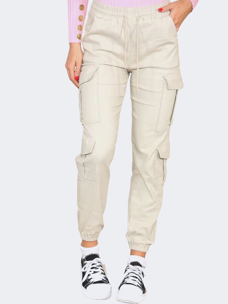 Cargo Pockets Trousers, Designed With Additional Pockets - Remzs Fashion