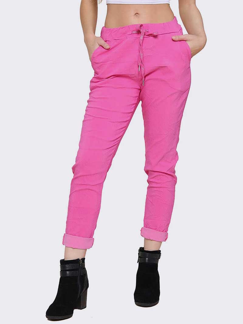 Women Italian Magic Trouser Pants - Remzs Fashion