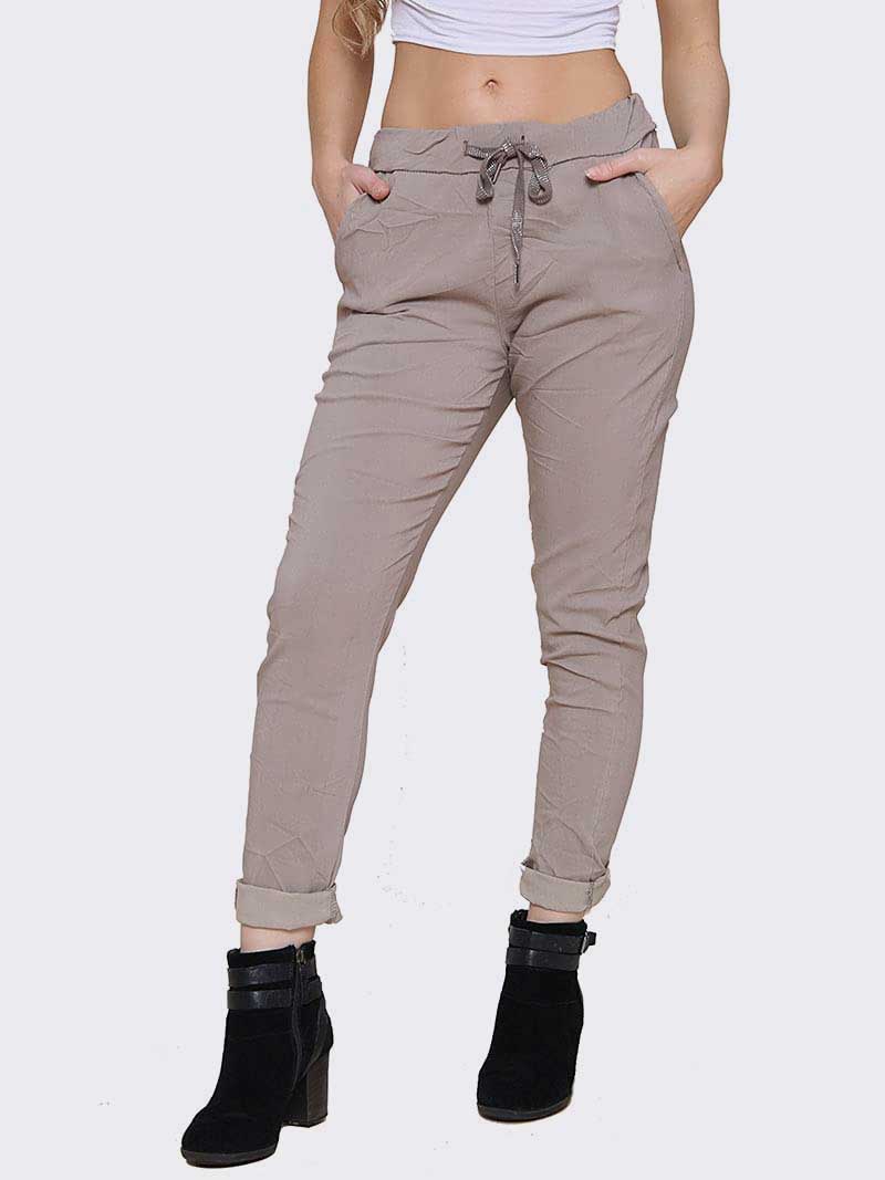 Women Italian Magic Trouser Pants - Remzs Fashion