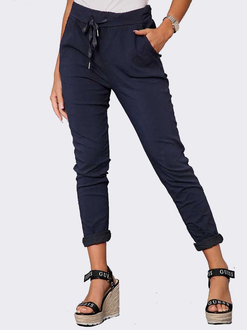 Women Italian Magic Trouser Pants - Remzs Fashion