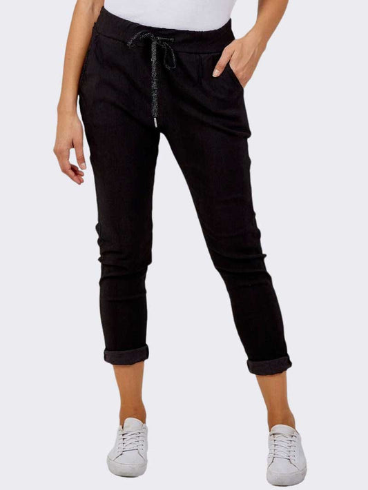 Women Italian Magic Trouser Pants - Remzs Fashion