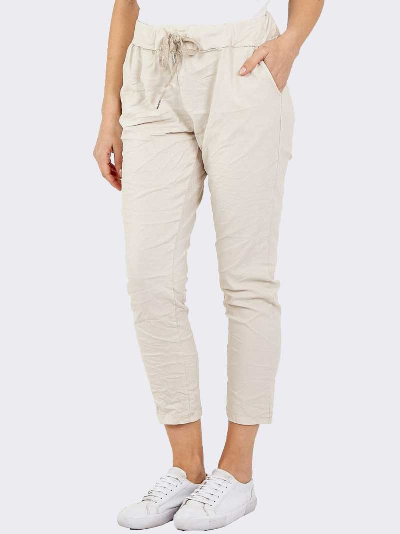 Women Italian Magic Trouser Pants - Remzs Fashion