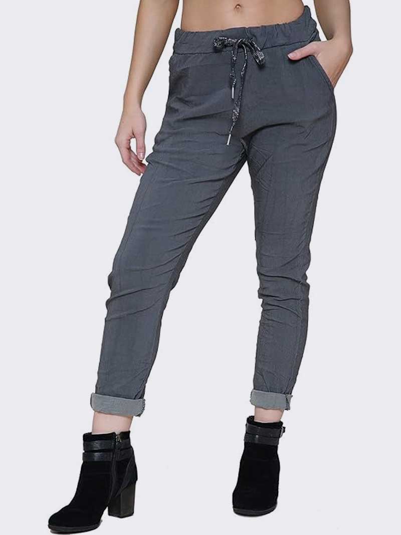 Women Italian Magic Trouser Pants - Remzs Fashion