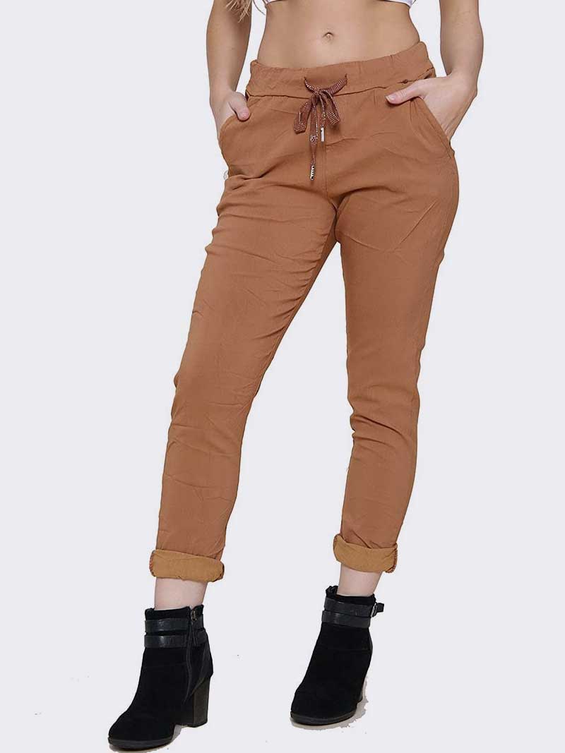 Women Italian Magic Trouser Pants - Remzs Fashion