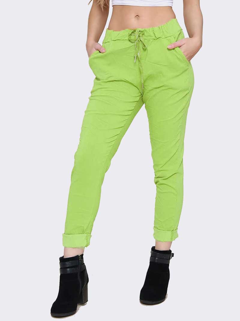 Women Italian Magic Trouser Pants - Remzs Fashion