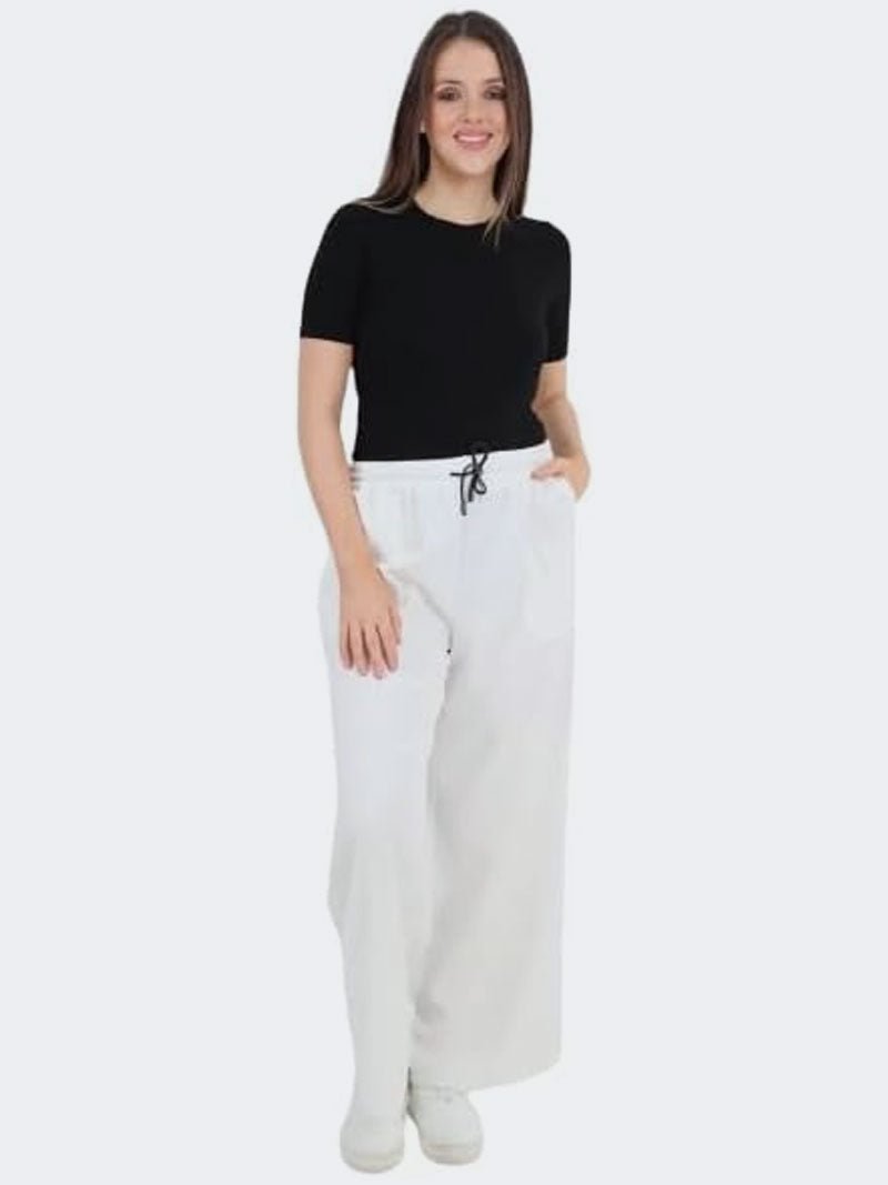 Women Plain Italian Palazzo Trousers - Remzs Fashion